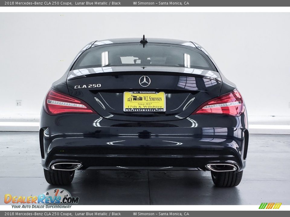 2018 Mercedes-Benz CLA 250 Coupe Lunar Blue Metallic / Black Photo #4