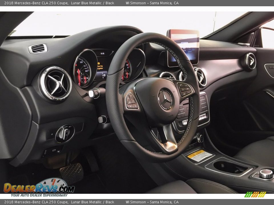 2018 Mercedes-Benz CLA 250 Coupe Lunar Blue Metallic / Black Photo #5