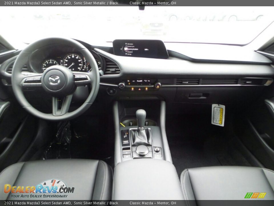 2021 Mazda Mazda3 Select Sedan AWD Sonic Silver Metallic / Black Photo #3