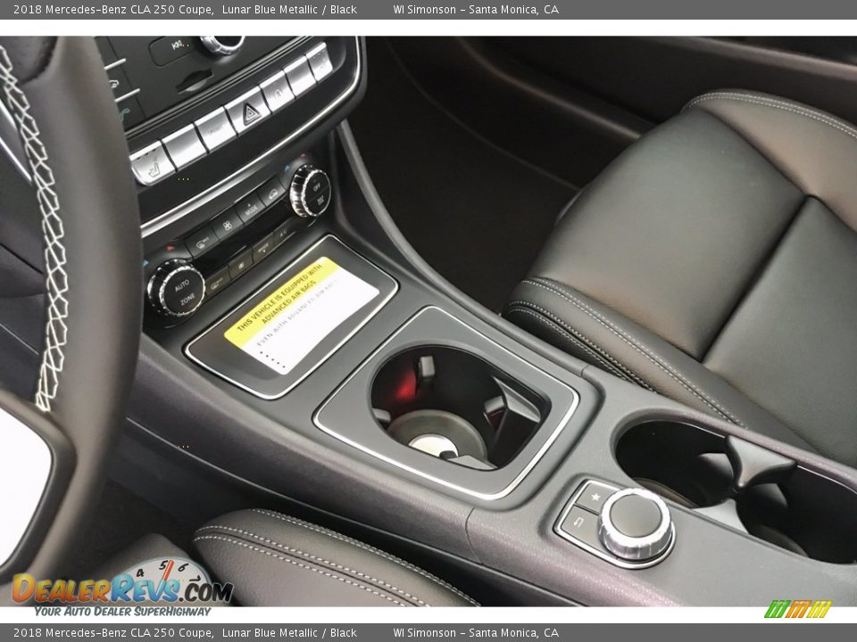 2018 Mercedes-Benz CLA 250 Coupe Lunar Blue Metallic / Black Photo #7