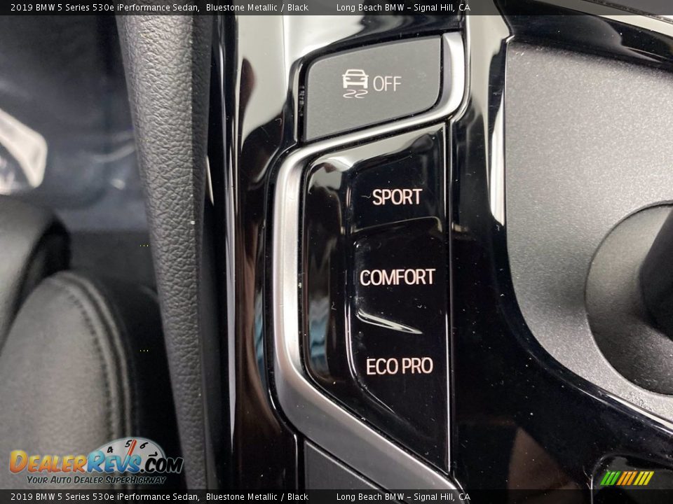 2019 BMW 5 Series 530e iPerformance Sedan Bluestone Metallic / Black Photo #28