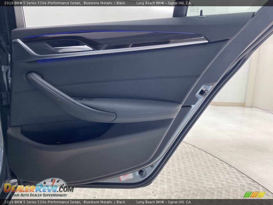 2019 BMW 5 Series 530e iPerformance Sedan Bluestone Metallic / Black Photo #35