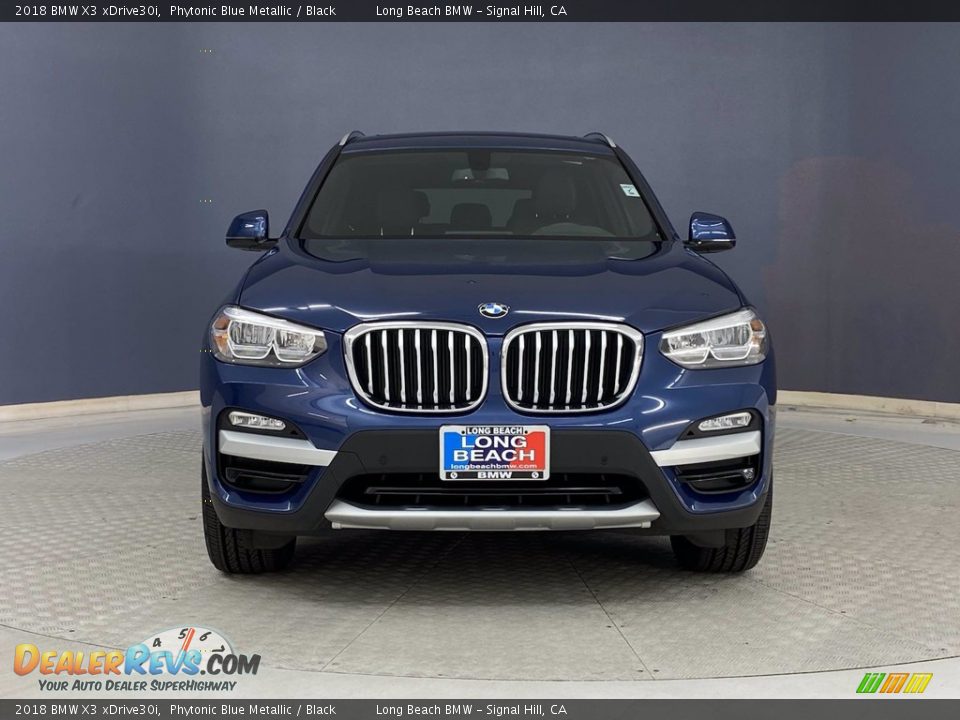 2018 BMW X3 xDrive30i Phytonic Blue Metallic / Black Photo #2