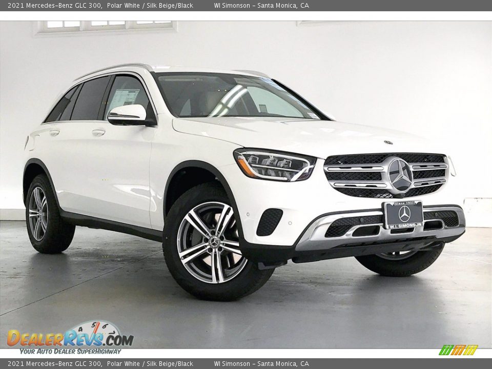 2021 Mercedes-Benz GLC 300 Polar White / Silk Beige/Black Photo #12