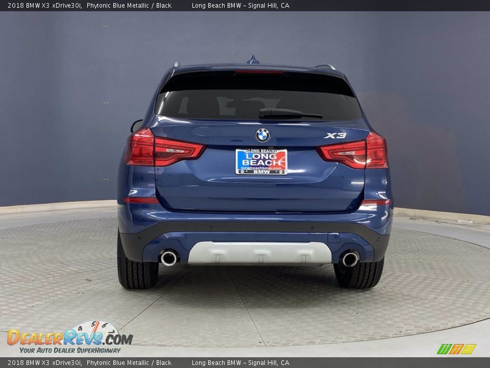 2018 BMW X3 xDrive30i Phytonic Blue Metallic / Black Photo #4