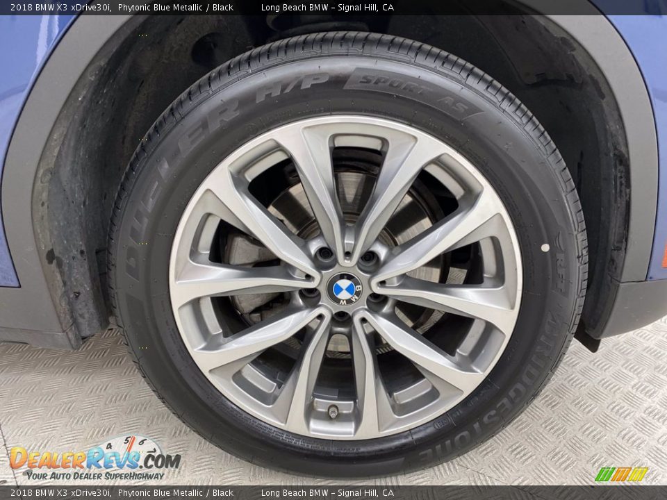 2018 BMW X3 xDrive30i Phytonic Blue Metallic / Black Photo #6