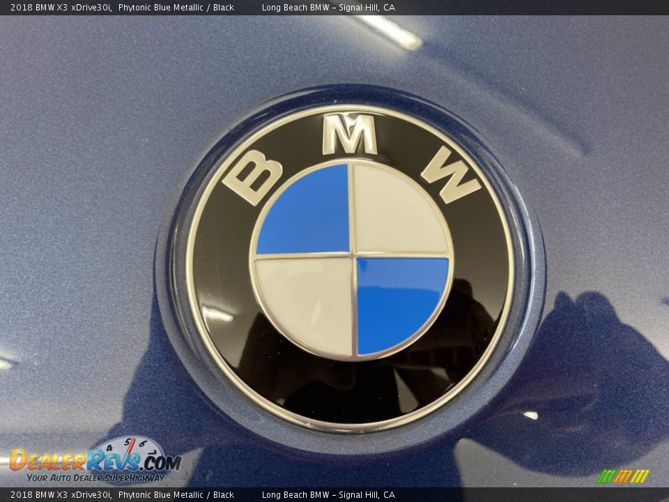 2018 BMW X3 xDrive30i Phytonic Blue Metallic / Black Photo #8