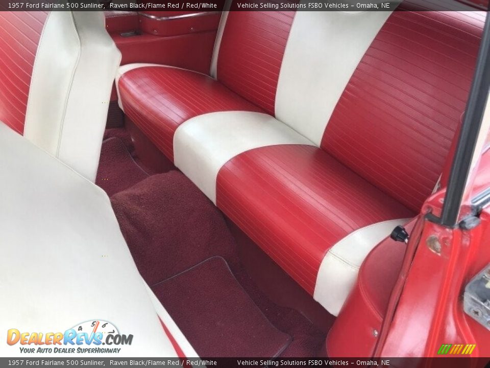 Rear Seat of 1957 Ford Fairlane 500 Sunliner Photo #4