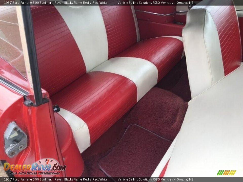 Rear Seat of 1957 Ford Fairlane 500 Sunliner Photo #14