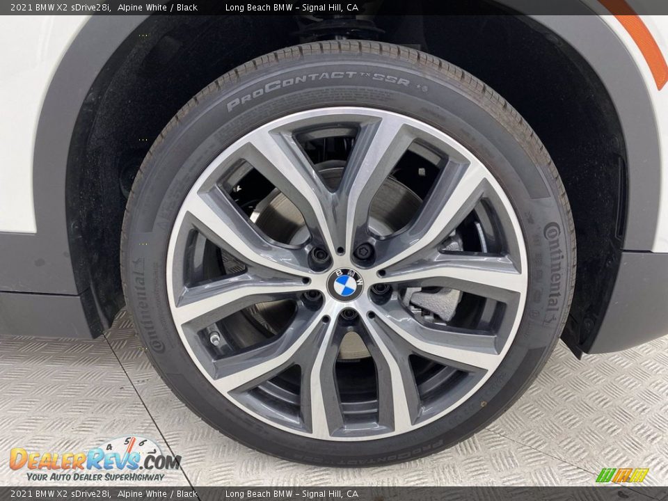 2021 BMW X2 sDrive28i Alpine White / Black Photo #3
