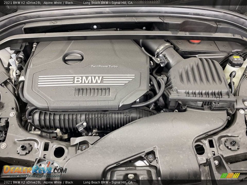 2021 BMW X2 sDrive28i Alpine White / Black Photo #9
