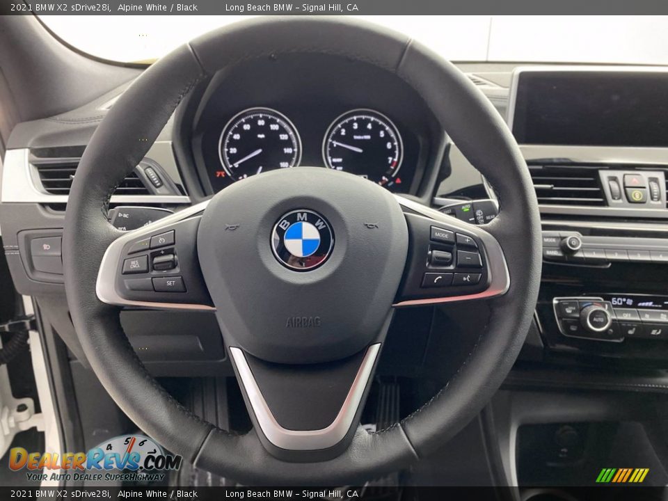 2021 BMW X2 sDrive28i Alpine White / Black Photo #14