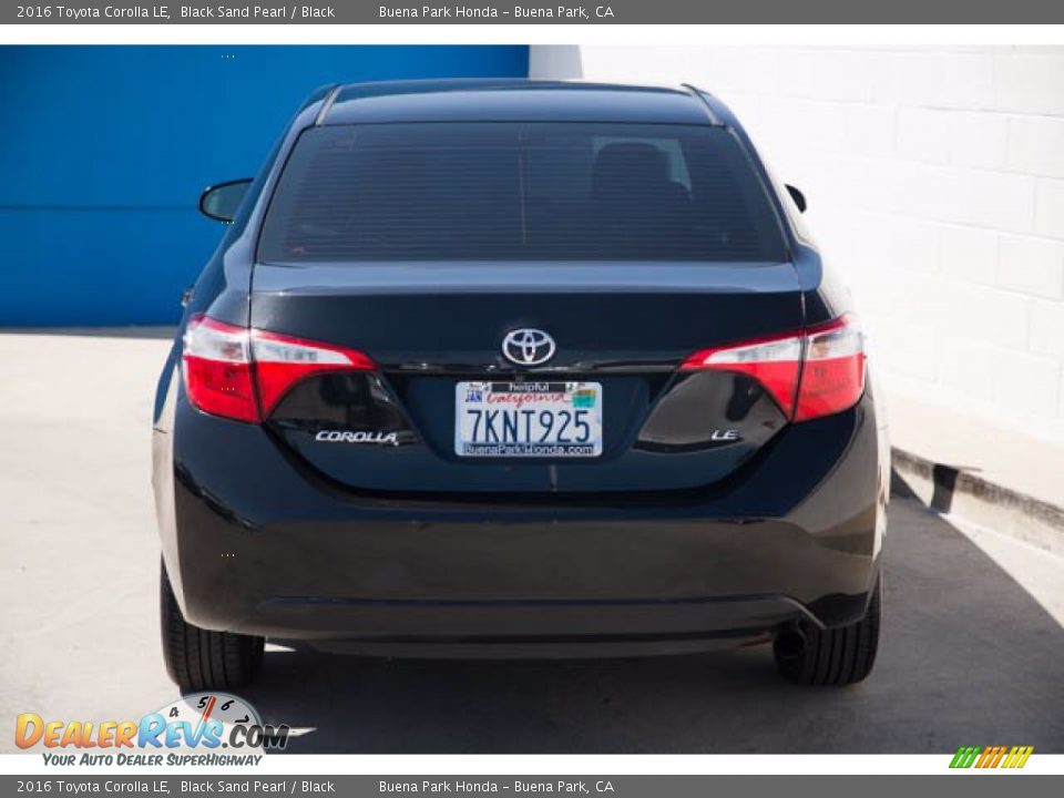 2016 Toyota Corolla LE Black Sand Pearl / Black Photo #9