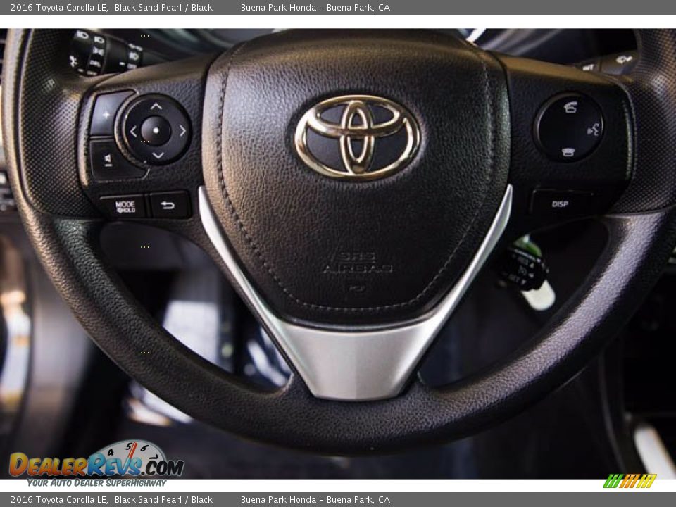 2016 Toyota Corolla LE Black Sand Pearl / Black Photo #13