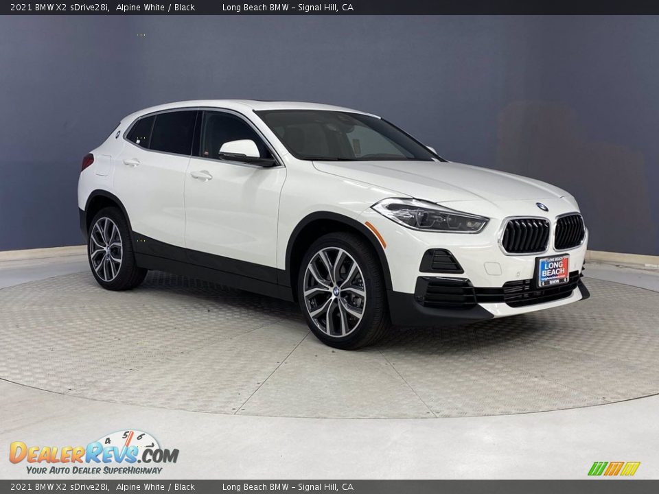 2021 BMW X2 sDrive28i Alpine White / Black Photo #27