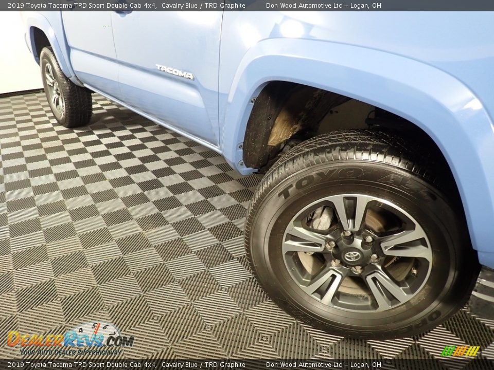 2019 Toyota Tacoma TRD Sport Double Cab 4x4 Cavalry Blue / TRD Graphite Photo #4