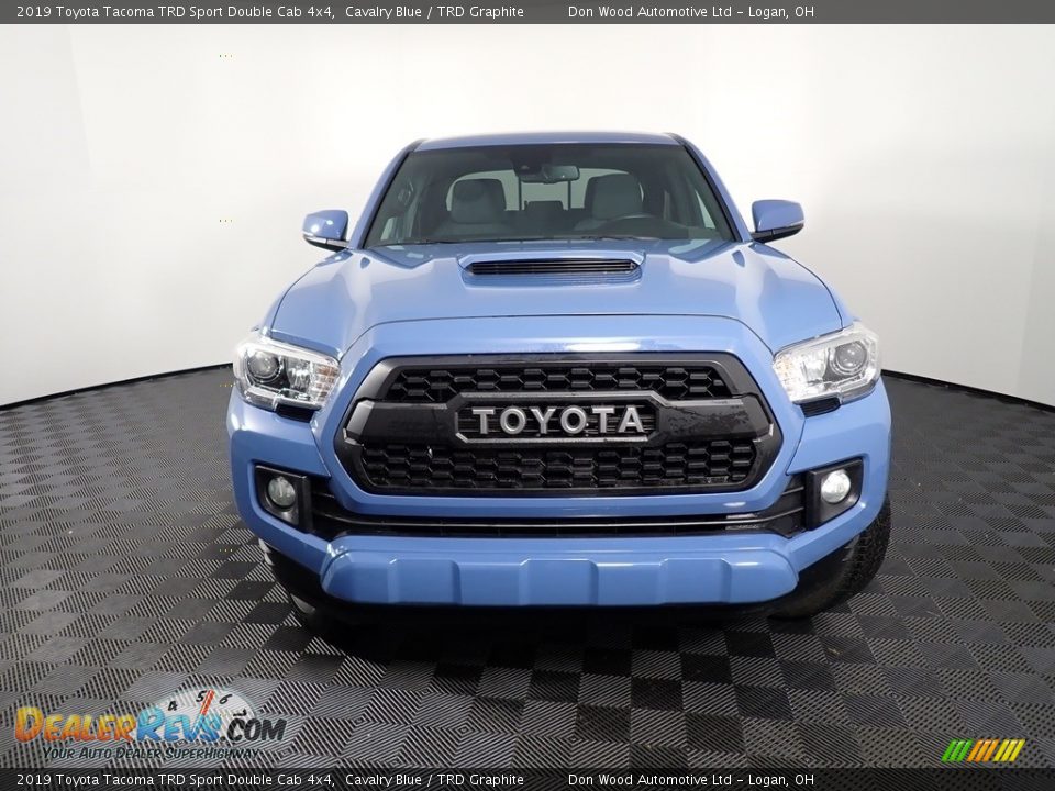 2019 Toyota Tacoma TRD Sport Double Cab 4x4 Cavalry Blue / TRD Graphite Photo #5