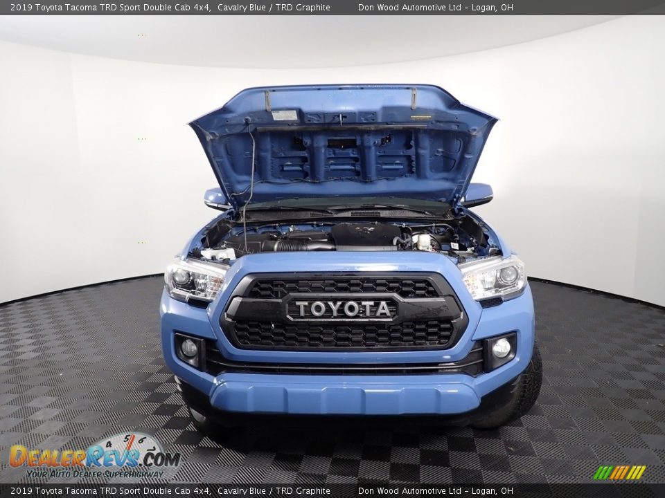 2019 Toyota Tacoma TRD Sport Double Cab 4x4 Cavalry Blue / TRD Graphite Photo #6