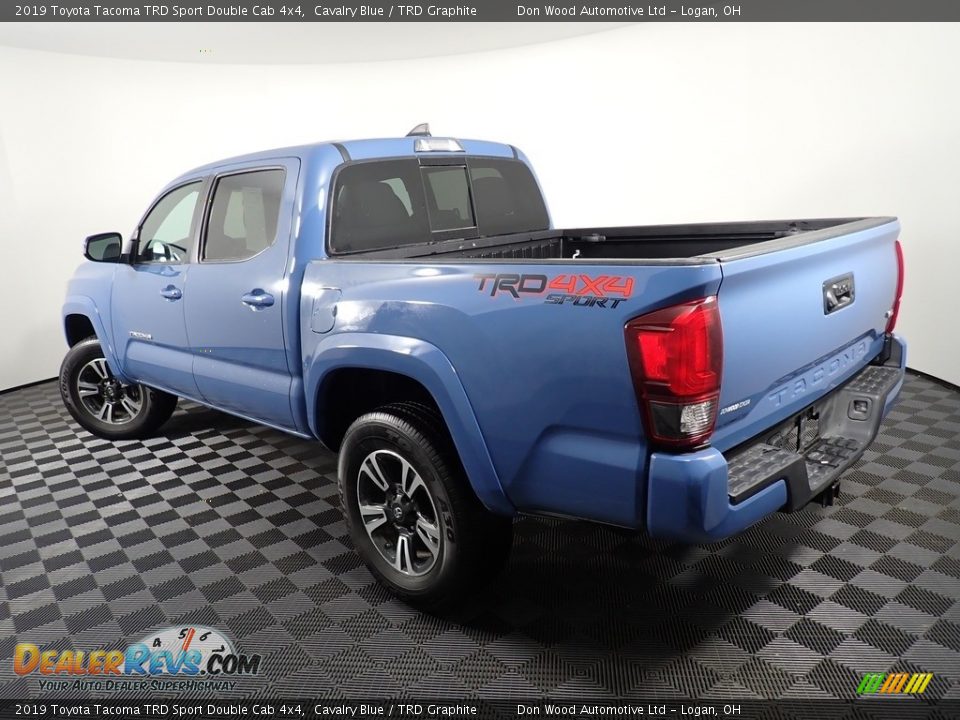 2019 Toyota Tacoma TRD Sport Double Cab 4x4 Cavalry Blue / TRD Graphite Photo #11