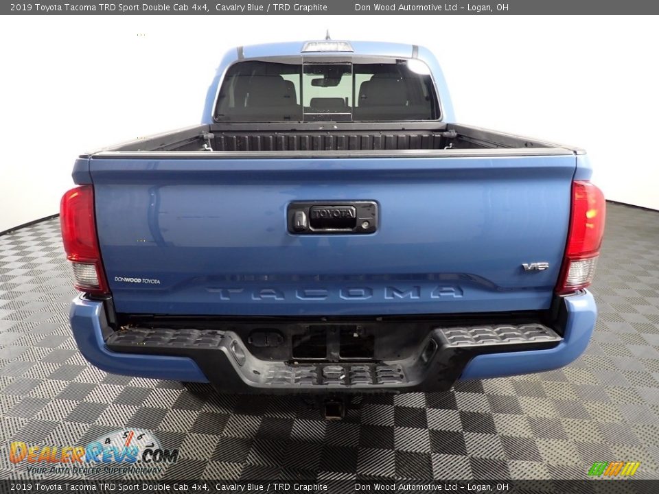 2019 Toyota Tacoma TRD Sport Double Cab 4x4 Cavalry Blue / TRD Graphite Photo #12