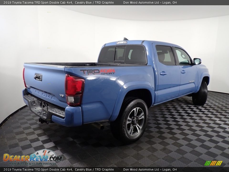 2019 Toyota Tacoma TRD Sport Double Cab 4x4 Cavalry Blue / TRD Graphite Photo #15