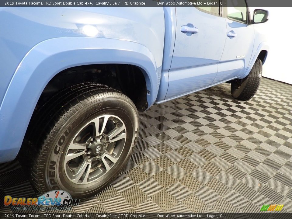 2019 Toyota Tacoma TRD Sport Double Cab 4x4 Cavalry Blue / TRD Graphite Photo #16