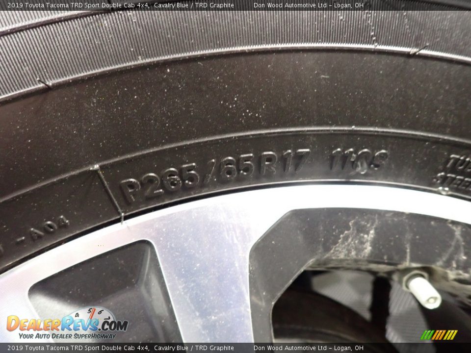 2019 Toyota Tacoma TRD Sport Double Cab 4x4 Cavalry Blue / TRD Graphite Photo #17