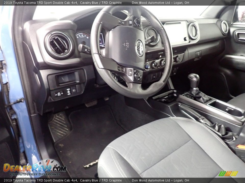 2019 Toyota Tacoma TRD Sport Double Cab 4x4 Cavalry Blue / TRD Graphite Photo #21
