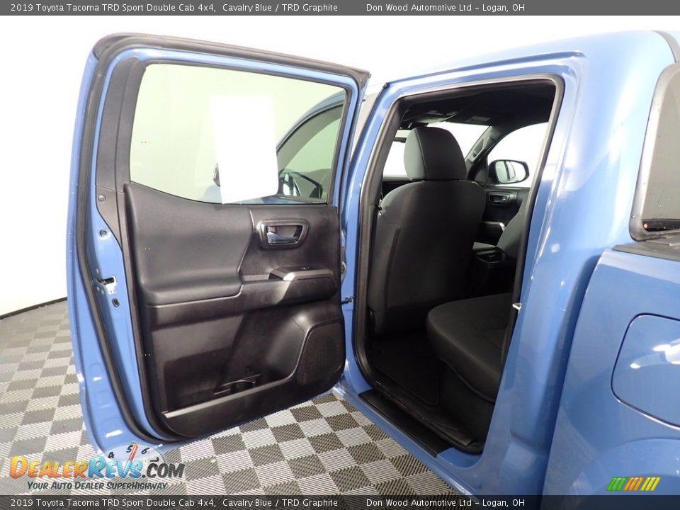 2019 Toyota Tacoma TRD Sport Double Cab 4x4 Cavalry Blue / TRD Graphite Photo #24