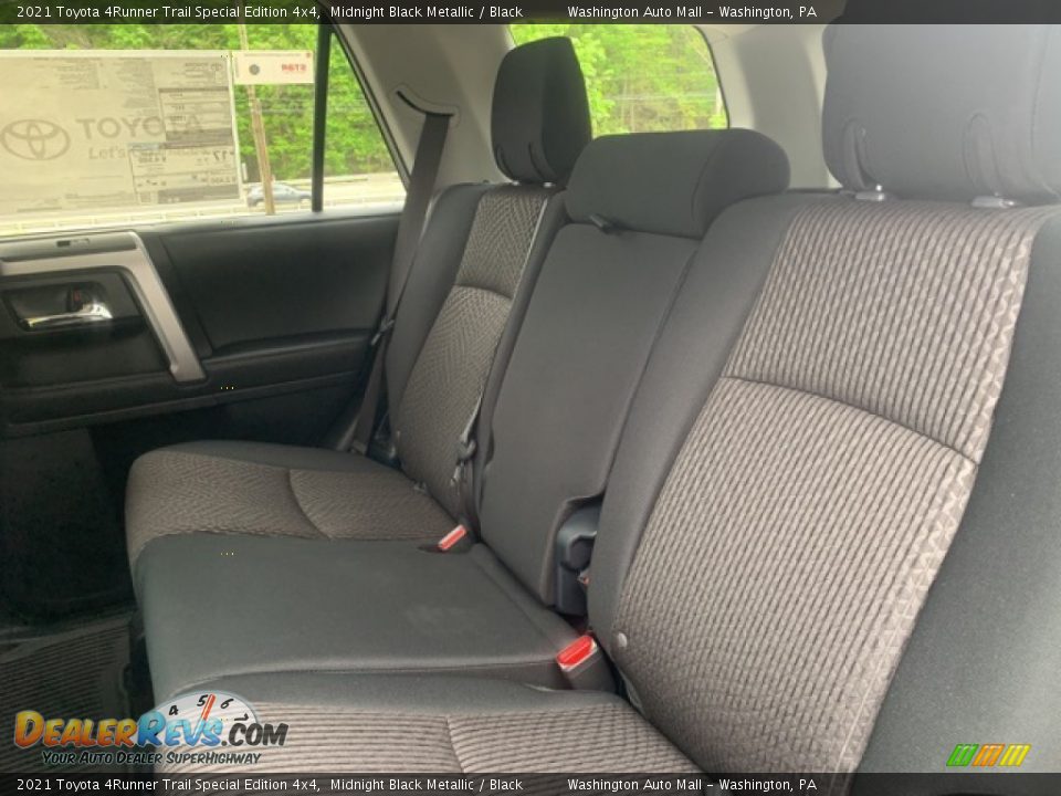 Rear Seat of 2021 Toyota 4Runner Trail Special Edition 4x4 Photo #24