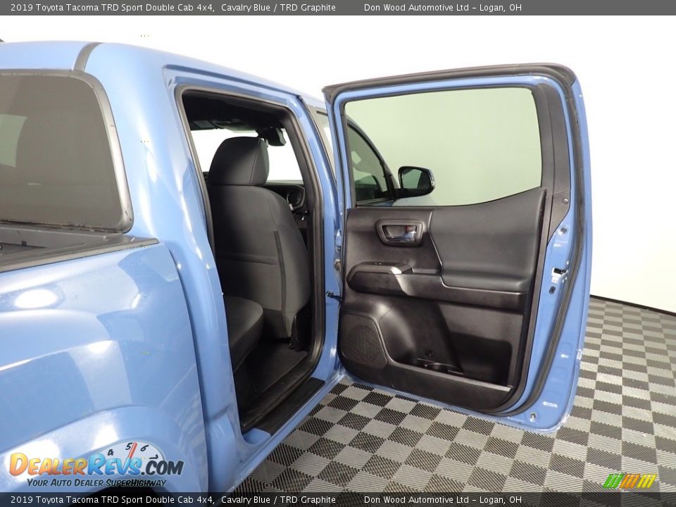 2019 Toyota Tacoma TRD Sport Double Cab 4x4 Cavalry Blue / TRD Graphite Photo #29