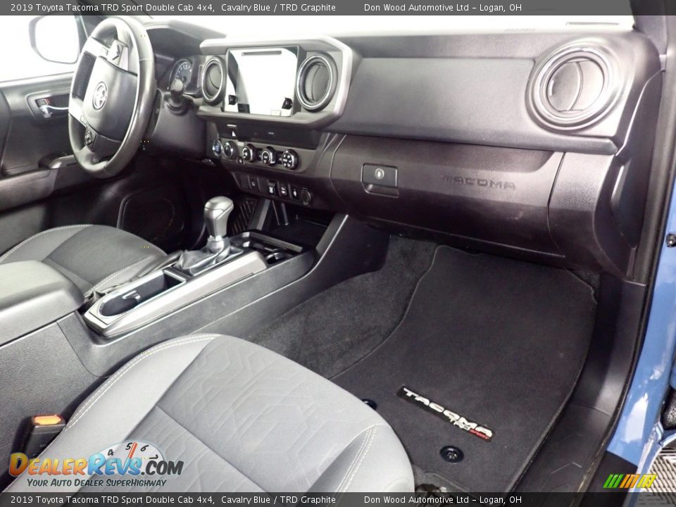 2019 Toyota Tacoma TRD Sport Double Cab 4x4 Cavalry Blue / TRD Graphite Photo #33