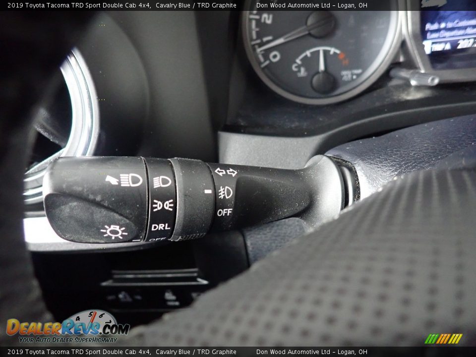 2019 Toyota Tacoma TRD Sport Double Cab 4x4 Cavalry Blue / TRD Graphite Photo #35