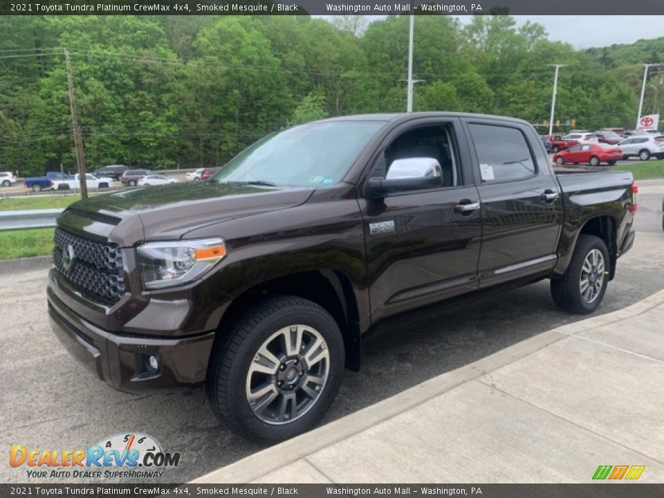 Front 3/4 View of 2021 Toyota Tundra Platinum CrewMax 4x4 Photo #13