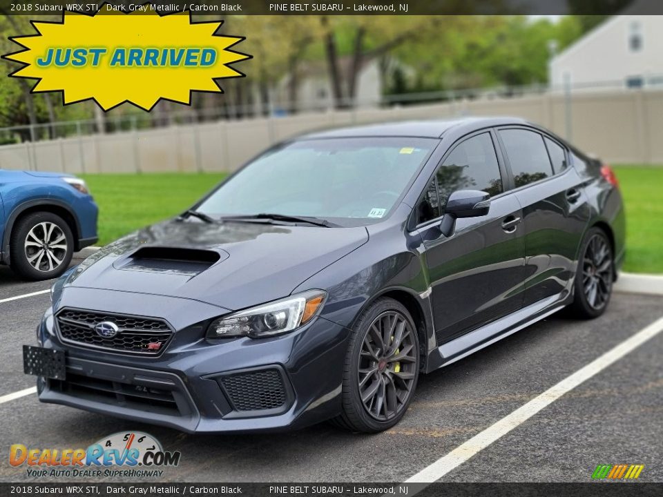 2018 Subaru WRX STI Dark Gray Metallic / Carbon Black Photo #1