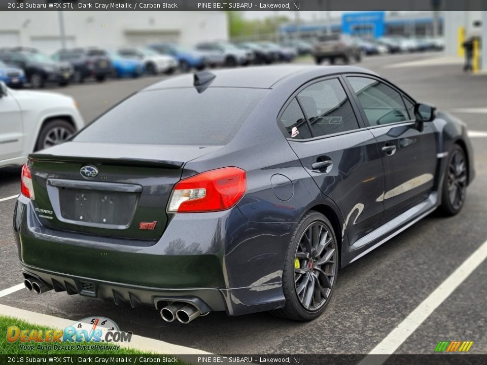 2018 Subaru WRX STI Dark Gray Metallic / Carbon Black Photo #3