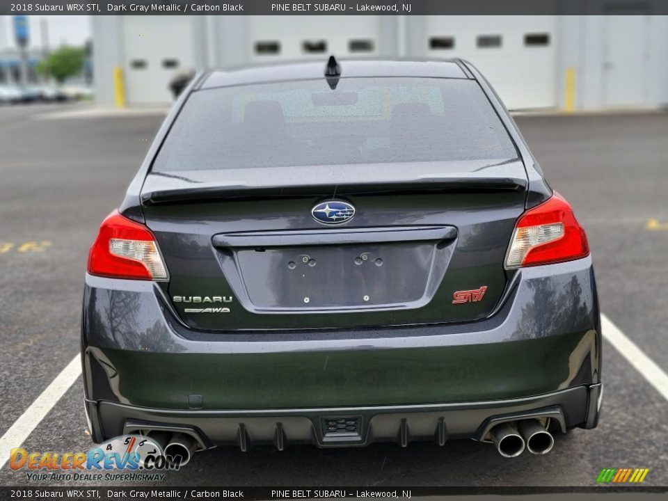 2018 Subaru WRX STI Dark Gray Metallic / Carbon Black Photo #4