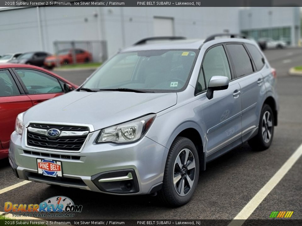 2018 Subaru Forester 2.5i Premium Ice Silver Metallic / Platinum Photo #1