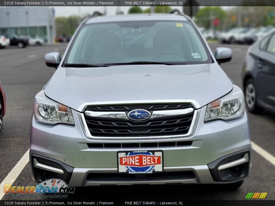 2018 Subaru Forester 2.5i Premium Ice Silver Metallic / Platinum Photo #2