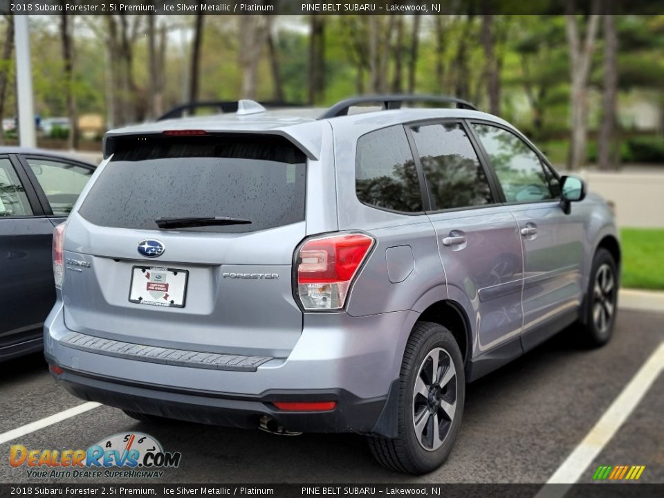 2018 Subaru Forester 2.5i Premium Ice Silver Metallic / Platinum Photo #3