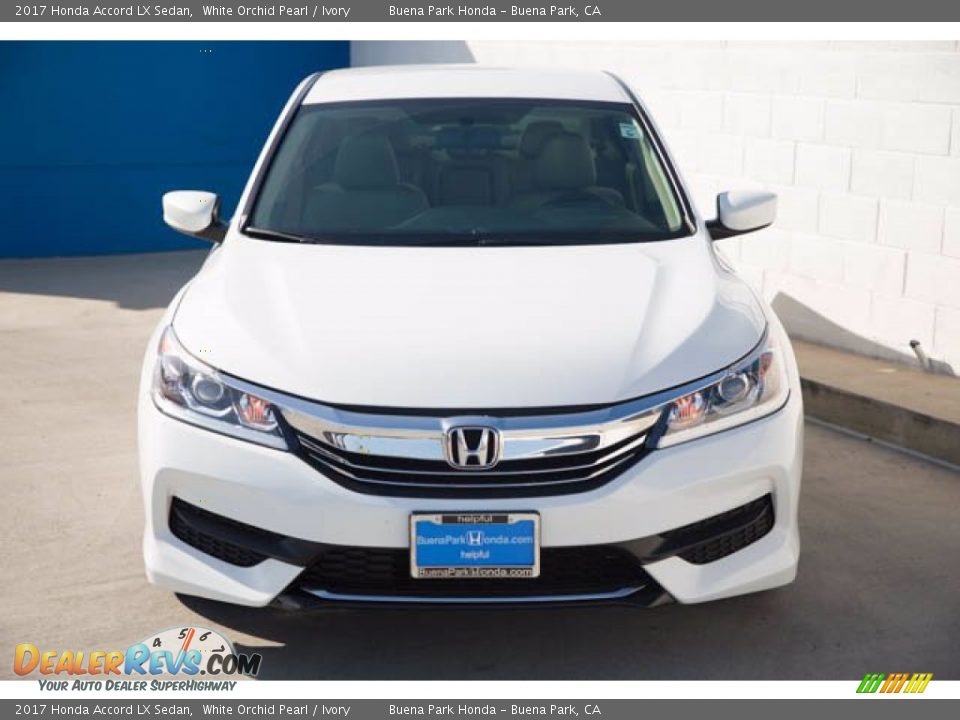 2017 Honda Accord LX Sedan White Orchid Pearl / Ivory Photo #7