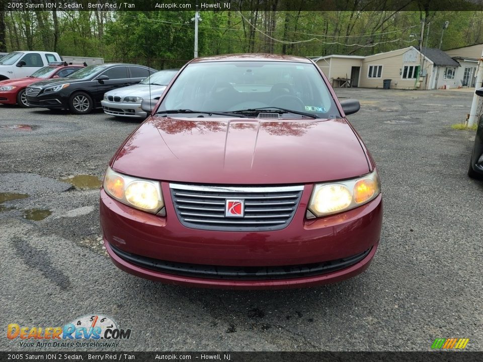 2005 Saturn ION 2 Sedan Berry Red / Tan Photo #10