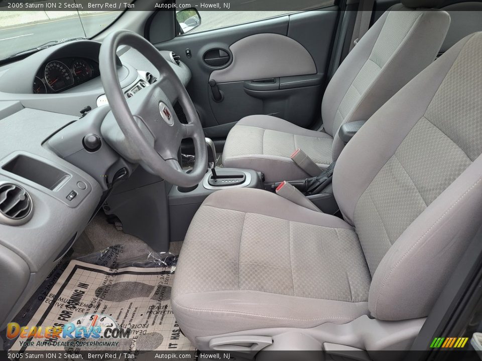 2005 Saturn ION 2 Sedan Berry Red / Tan Photo #11