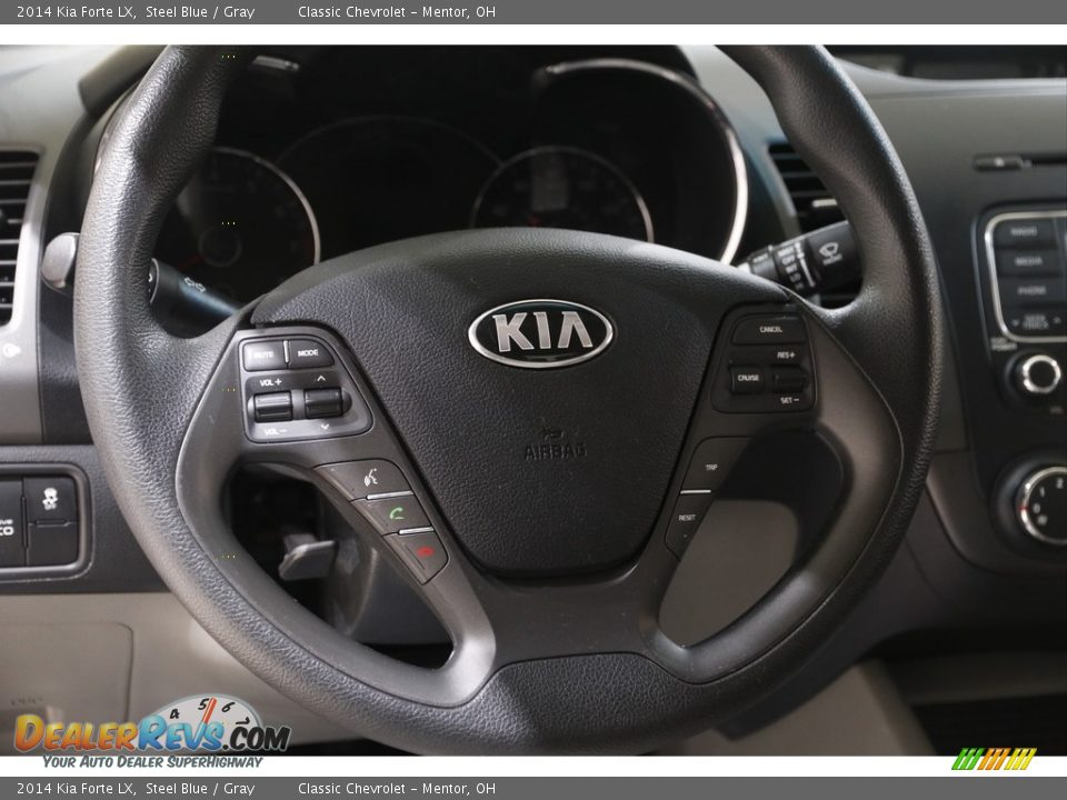 2014 Kia Forte LX Steel Blue / Gray Photo #7