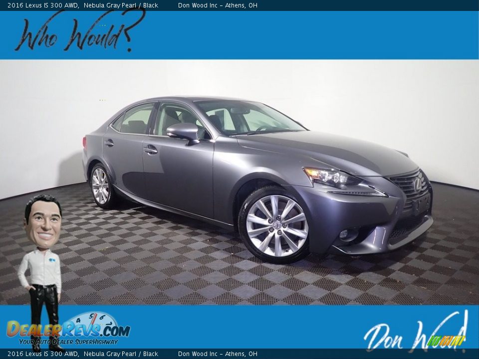 2016 Lexus IS 300 AWD Nebula Gray Pearl / Black Photo #1