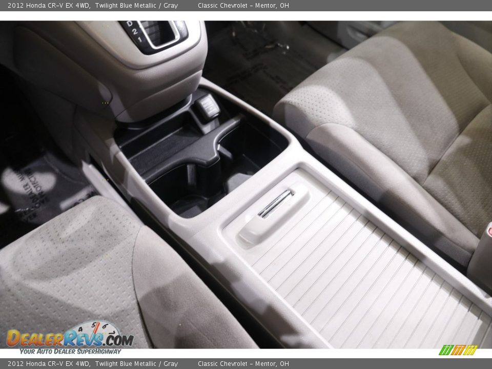 2012 Honda CR-V EX 4WD Twilight Blue Metallic / Gray Photo #13