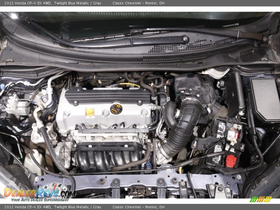 2012 Honda CR-V EX 4WD Twilight Blue Metallic / Gray Photo #20