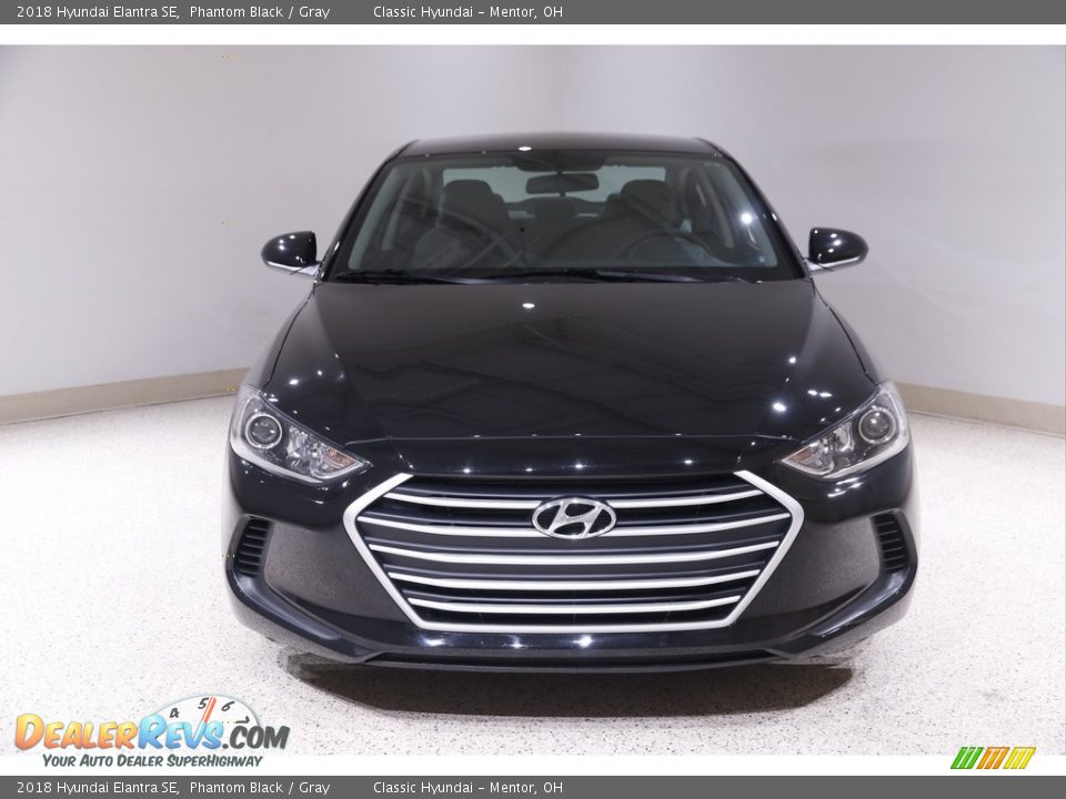 2018 Hyundai Elantra SE Phantom Black / Gray Photo #2