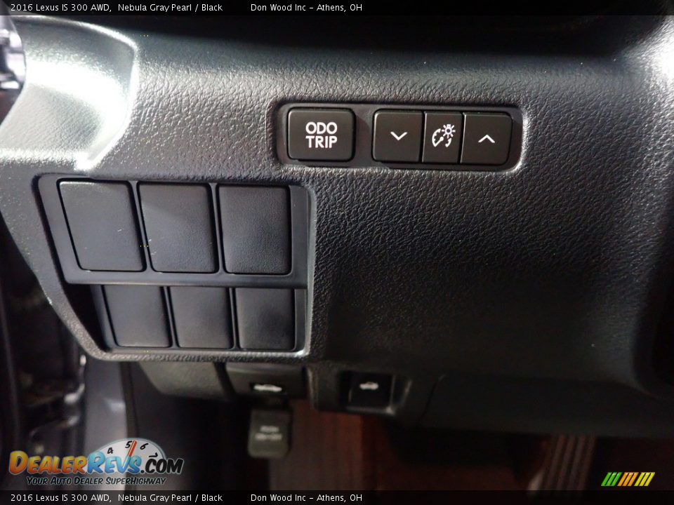 2016 Lexus IS 300 AWD Nebula Gray Pearl / Black Photo #33