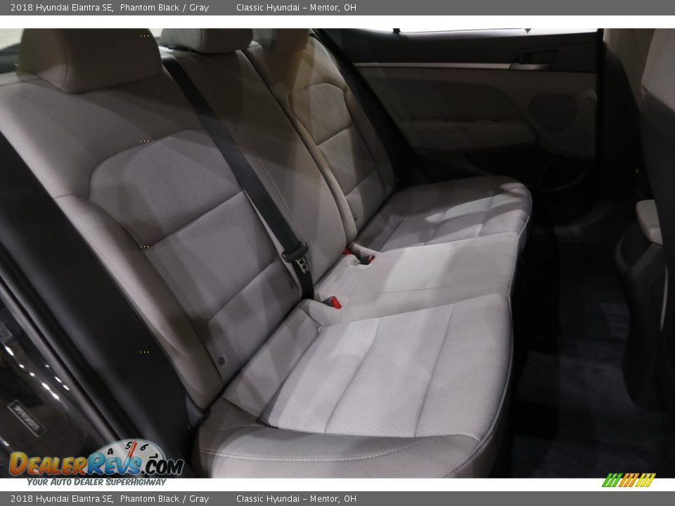2018 Hyundai Elantra SE Phantom Black / Gray Photo #13